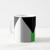 Demiromantische Stolperflagge Kaffeetasse (Vorderseite Links)