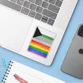 Demiromantischer Stolz Aufkleber (Laptop mit iPhone)