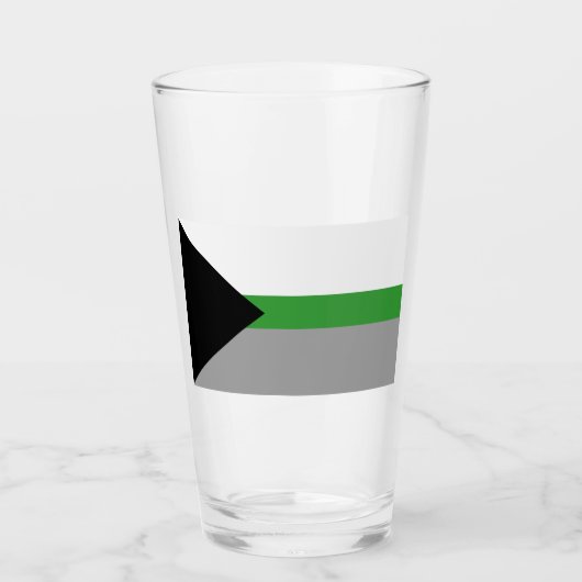 Demiromantischer Stolz Glas (Vorderseite)