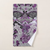 Demisexual Dragon Damask - Farbe der Flagge Badhandtuch Set (Handtuch)