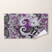 Demisexual Dragon Damask - Farbe der Flagge Badhandtuch Set (Handtuch)