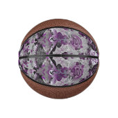 Demisexual Dragon Damask - Farbe der Flagge Mini Basketball (Vorderseite)