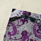 Demisexual Dragon Damask - Farbe der Flagge Strandtuch (Beispiel)