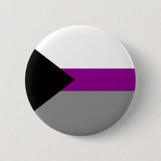 Demisexual Flag Rainbow Gender Diversity Pride Button (Vorderseite)