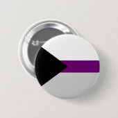 Demisexual Flag Sexualität Symbol Geschlechtsident Button (Vorne & Hinten)