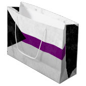 Demisexual Große Geschenktüte (Vorderseite Schrägansicht)