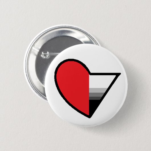 Demisexual Knopf Button (Vorne & Hinten)