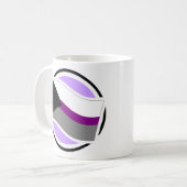 Demisexual Pop-Oben Ikone Kaffeetasse (Vorderseite Links)