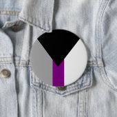 Demisexual-Pride-Flag Button (Beispiel)
