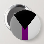 Demisexual-Pride-Flag Button (Vorne & Hinten)