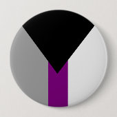 Demisexual-Pride-Flag Button (Vorderseite)