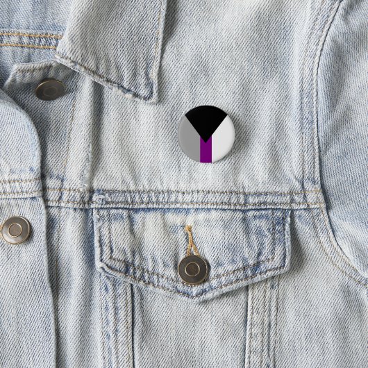 Demisexual-Pride-Flag Button (Beispiel)