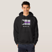 Demisexual Pride Flag Demisexual Flag Hoodie (Vorne ganz)