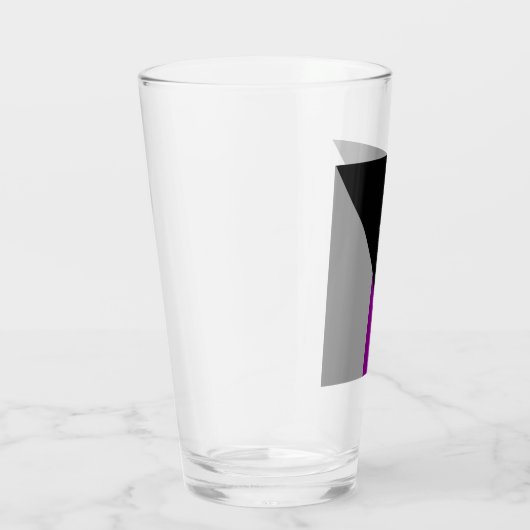 Demisexual-Pride-Flag Glas (Rechts)