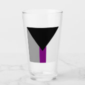 Demisexual-Pride-Flag Glas (Vorderseite)