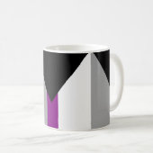 Demisexual-Pride-Flag Kaffeetasse (VorderseiteRechts)