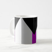 Demisexual-Pride-Flag Kaffeetasse (Vorderseite Links)