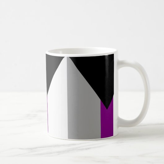 Demisexual-Pride-Flag Kaffeetasse (Rechts)