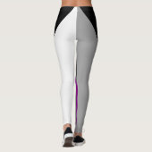 Demisexual-Pride-Flag Leggings (Rückseite)