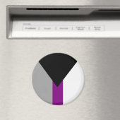 Demisexual-Pride-Flag Magnet (In Situ (Geschirrspüler))