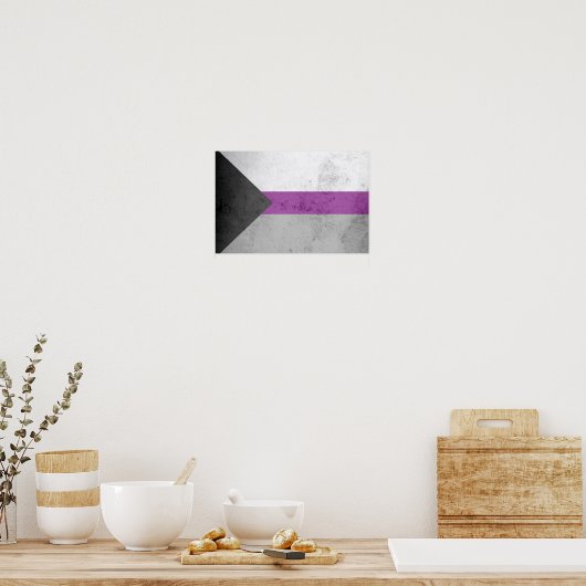 DEMISEXUAL PRIDE FLAG POSTER (Küche)