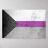 DEMISEXUAL PRIDE FLAG POSTER (Vorne)