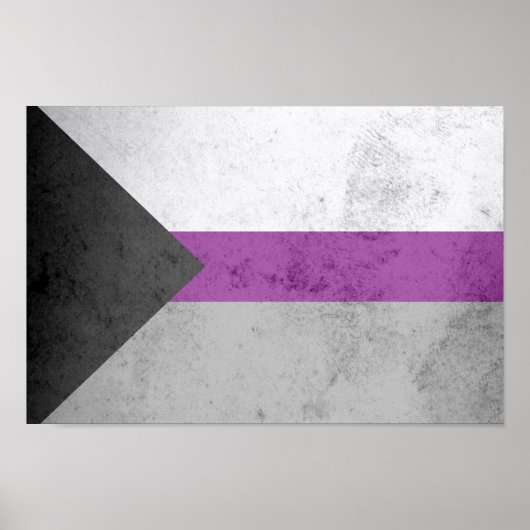 DEMISEXUAL PRIDE FLAG POSTER (Vorne)