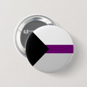 Demisexual-Stolperflagge Button (Vorne & Hinten)