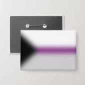 Demisexual-Stolperflagge - Demi-Markierung Button (Vorderseite/Rückseite)