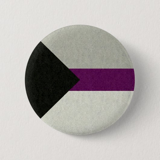 Demisexual Stolperflagge farbig Hintergrund-Design Button (Vorderseite)