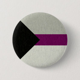 Demisexual Stolperflagge farbig Hintergrund-Design Button