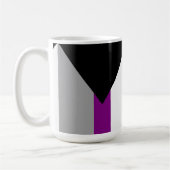 Demisexual-Stolperflagge Kaffeetasse (Links)