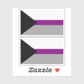 Demisexual Stolz Aufkleber (Blatt)