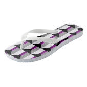 Demisexual Stolz Badesandalen (Schrägansicht)