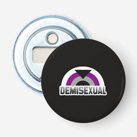 Demisexual Stolz Flaschenöffner (Vorderseite)