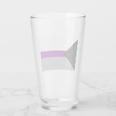 Demisexual Stolz Glas (Rückseite)