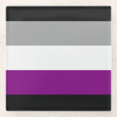 Demisexual Stolz Glasuntersetzer (Vorderseite)