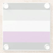 Demisexual Stolz Glasuntersetzer (Rückseite)