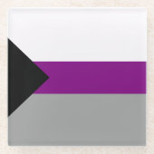 Demisexual Stolz Glasuntersetzer (Vorderseite)