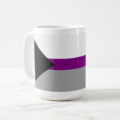 Demisexual Stolz Kaffeetasse (Vorderseite Links)