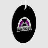 Demisexual Stolz Ornament (Vorderseite)