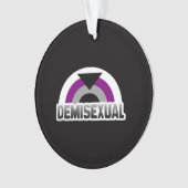 Demisexual Stolz Ornament (Vorderseite)