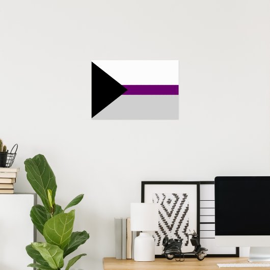 Demisexualität Flag Poster (Heimbüro)