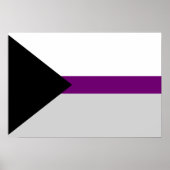 Demisexualität Flag Poster (Vorne)