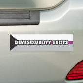 Demisexuality existiert Autoaufkleber (Auf Auto)