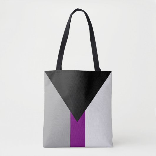 Demisexuelle Pride-Flagge Tasche (Vorderseite)