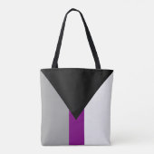 Demisexuelle Pride-Flagge Tasche (Rückseite)