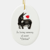 Demkey Memorial Keepake Keramikornament (Hinten)