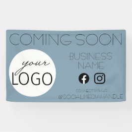 Demnächst erscheint das Social Media-Logo für Unte Banner