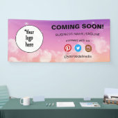 Demnächst Minimal für Social Media & Business-Logo Banner (Messe)